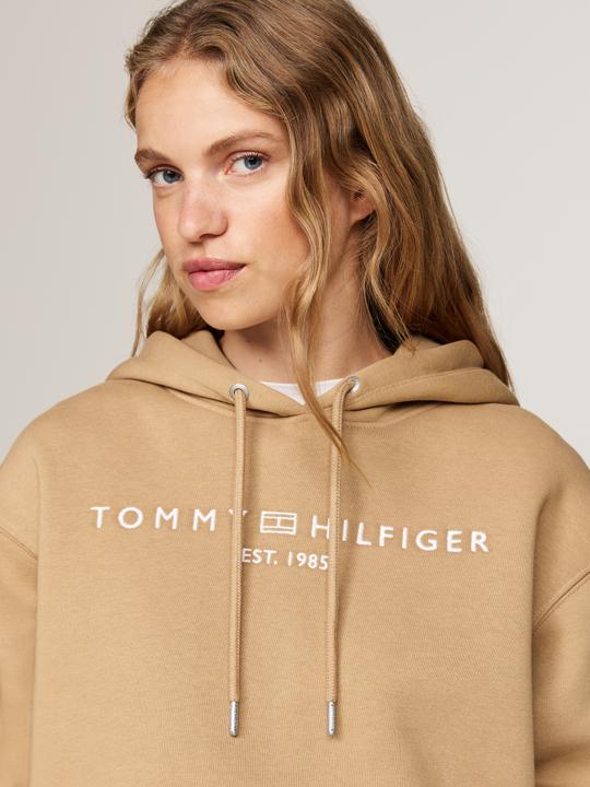 Produktbild Tommy Hilfiger Hoodie Dames Regular Fit - Beige - Maat M (M)