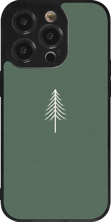 Image du produit PhoneLook Coque Silicone rigide noir Christmas 22 minimalist tree (Apple iPhone 14 Pro)