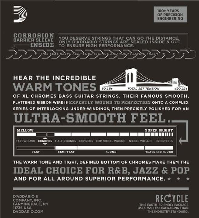 Actual product image D'Addario ECB81M (4 x, Bass, 0.10")