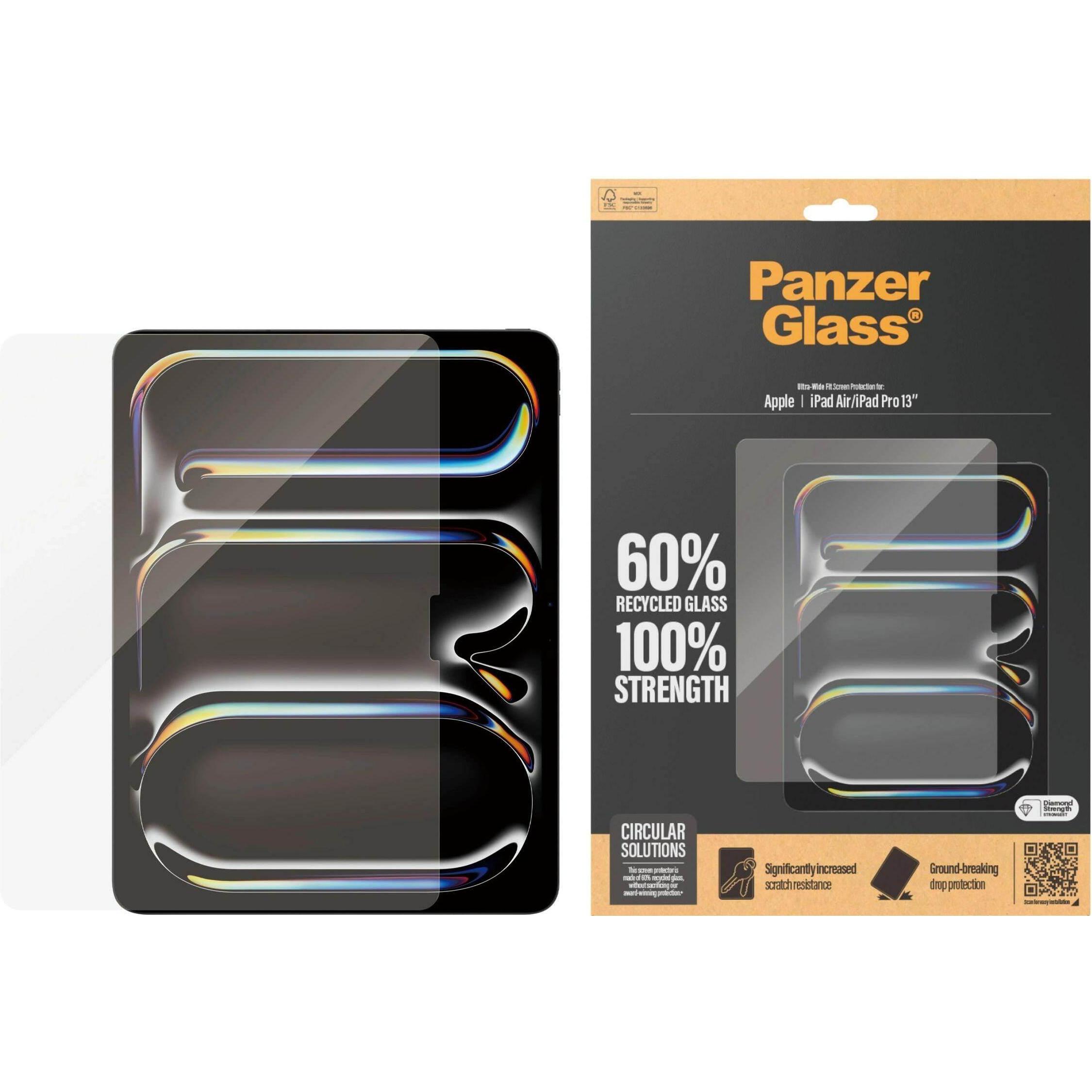 PanzerGlass Vestibilità ultra-ampia (1 pz., Apple iPad Air 13 2024, Apple iPad Air 13 2025), Pellicola tablet