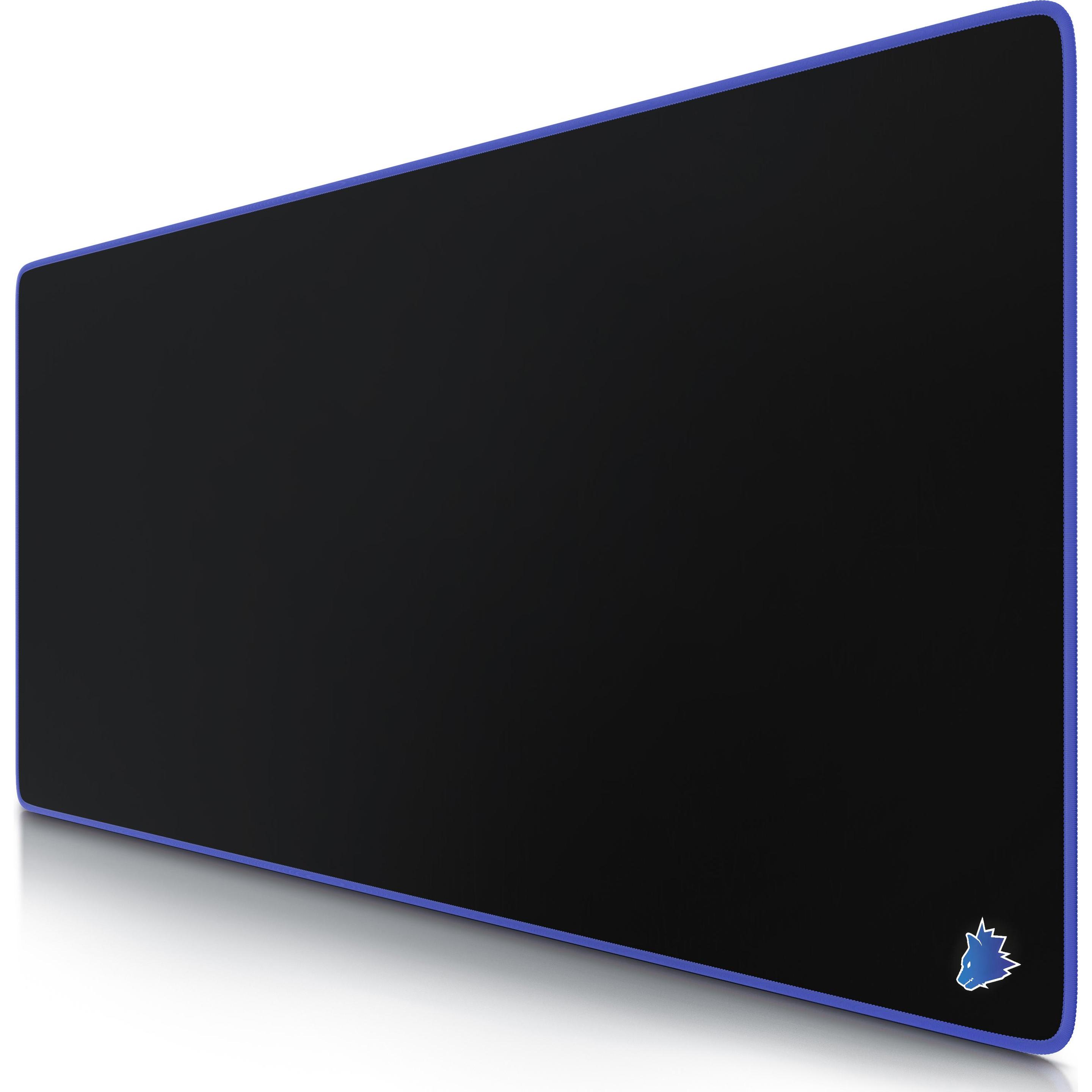 Titanwolf Gaming Mauspad, XXL Speed Gaming Mausmatte / Extragrosse Fläche von 900 x 400mm, Kopf blau (XXL), Mausmatte, S...
