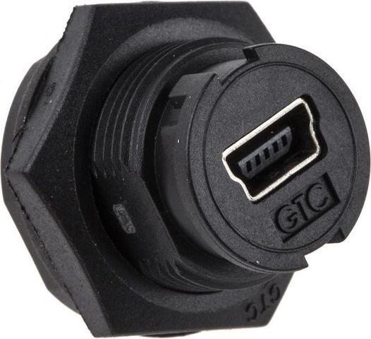 Produktbild RS PRO Mini USB-B Plastic C2 Panel Jack Lock