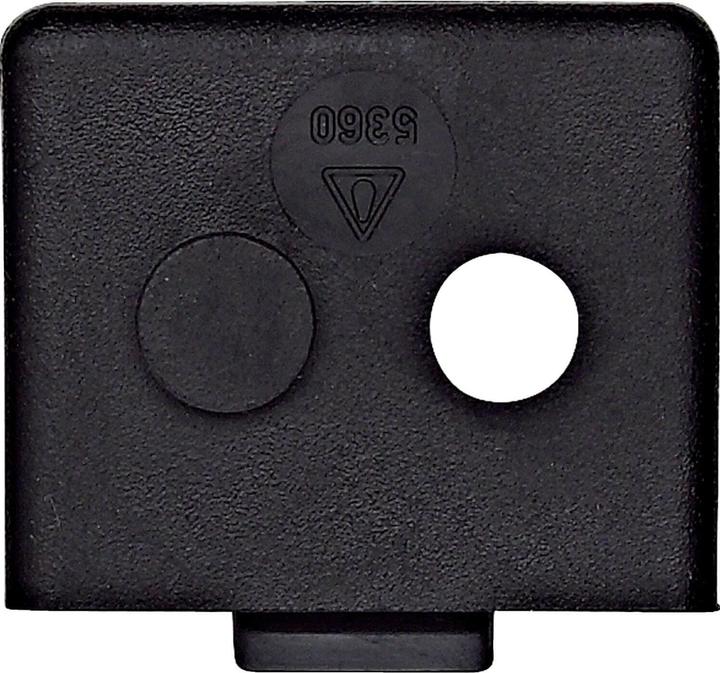 Actual product image Merten Double entry, black, IMPACT RESISTANT, 536061