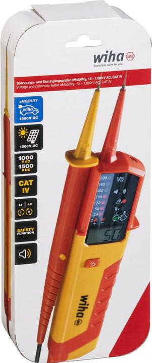 Image du produit Wiha Spannungs- und Durchgangsprüfer eMobility (CAT IV)