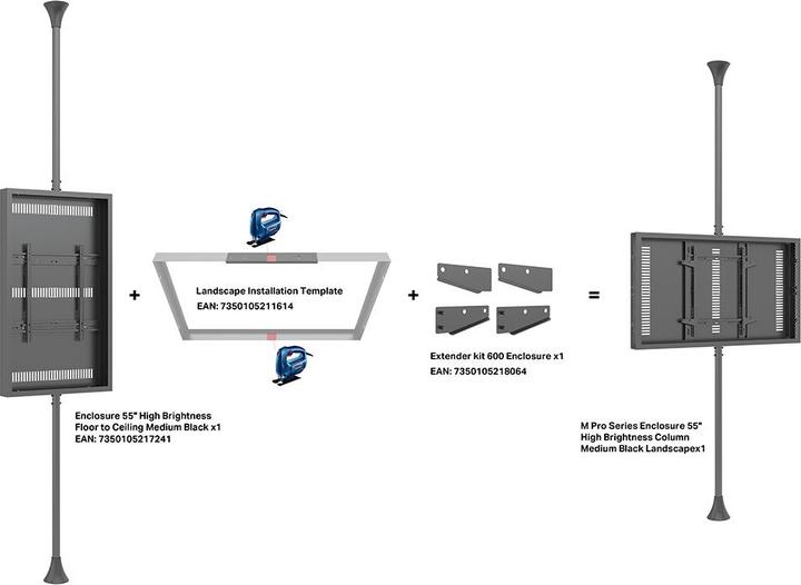 Image du produit Multibrackets Extender Kit für MB Enclosure der PRO Serie