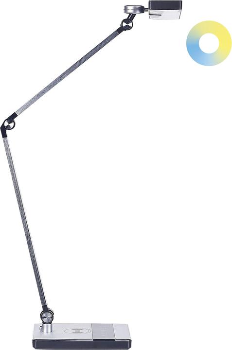 Image du produit Beliani Lampe de bureau LED métal argent 73 cm réglable LACERTA (920 lm)