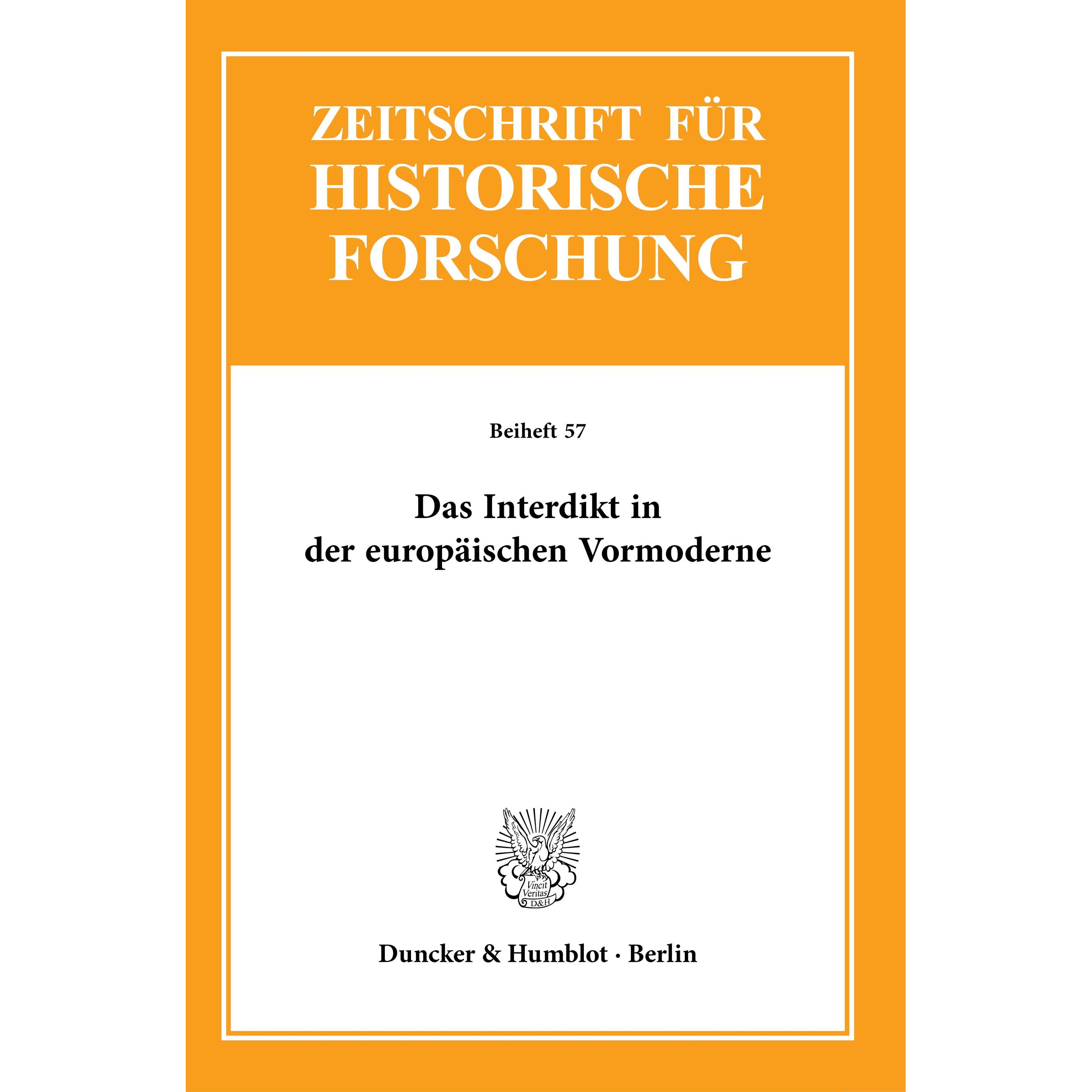Das Interdikt in der europäischen Vormoderne., Sachbücher von Christian Jaser, Thomas Woelki, Tobias Daniels