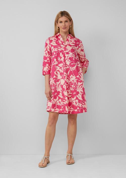 Image du produit S.Oliver Kleid Kurzes Popeline-Kleid mit Print und Knopfleiste (38)