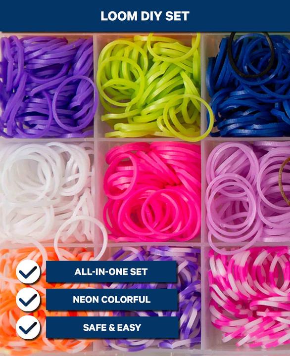 Produktbild I Am Creative Loom DIY Set, 1500 Stk.