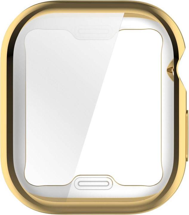Produktbild Cover-Discount Apple Watch 10 - 42mm - Gummi Schutz Case Metall-Look