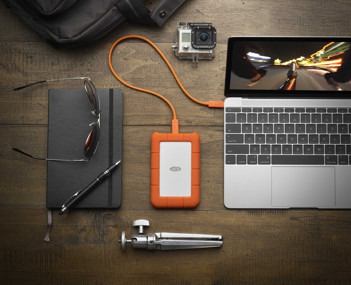 Actual product image LaCie Rugged USB-C (1 TB)