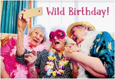 Produktbild CreaDiva Geburtstagskarte Frauen - Wild Birthday!