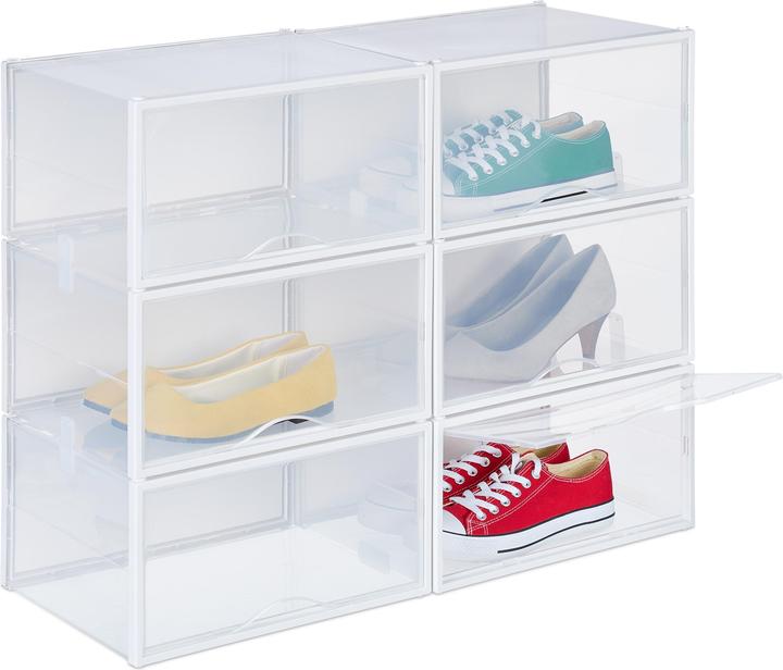Relaxdays Schuhbox (34.5 x 27 x 19 cm)