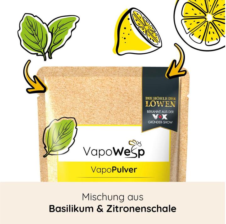 Produktbild Vapowesp Ersatzkräuter Zitrone & Basilikum