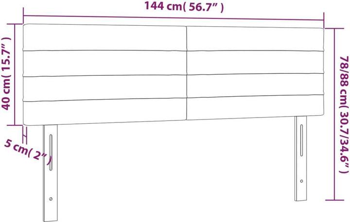 Image du produit VidaXL Detana (144 x 5 x 88 cm)