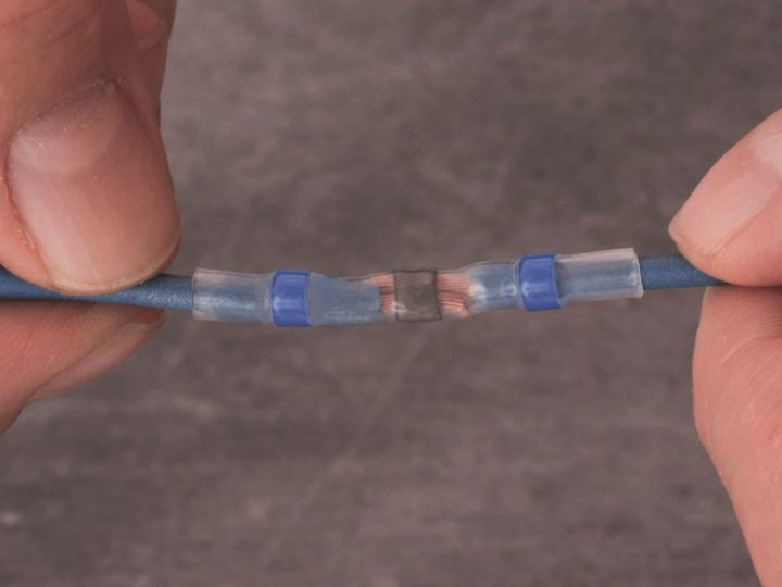 Produktbild Quadrios 22C464 Stossverbinder mit Schrumpfschlauch 4.0 mm² 6.0 mm² Vollisoliert Gelb 1 Set