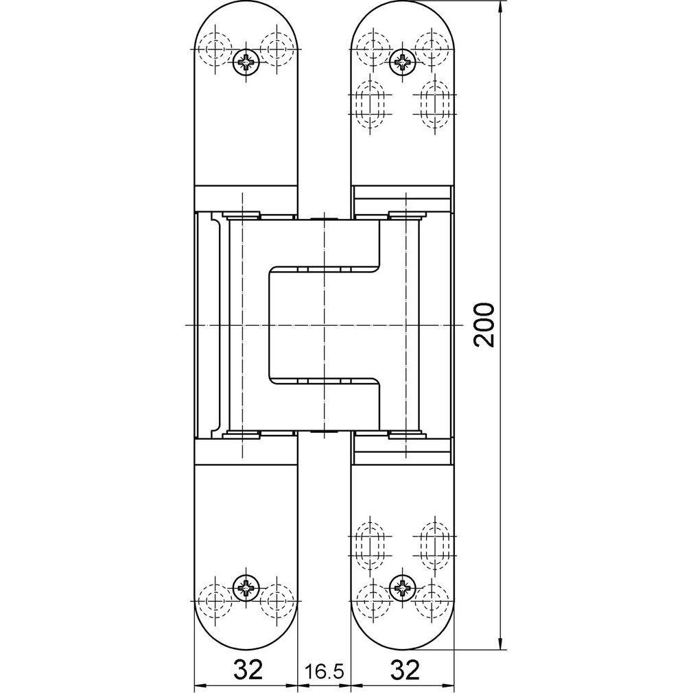 Thumbnail - Simonswerk, Türbeschlag + Scharnier, Objektbänder TECTUS TE 540 3D