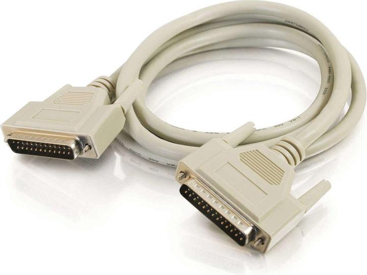 Image du produit C2G Câble / 2 m 1284 DB25 m/M Parallèle (2 m, Parallèle (imprimante))