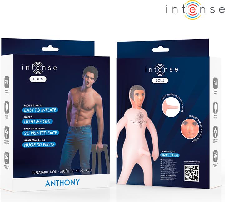 Actual product image Intense Dolls - Aufblasbare Puppe Anthony Mit 3d-Penis