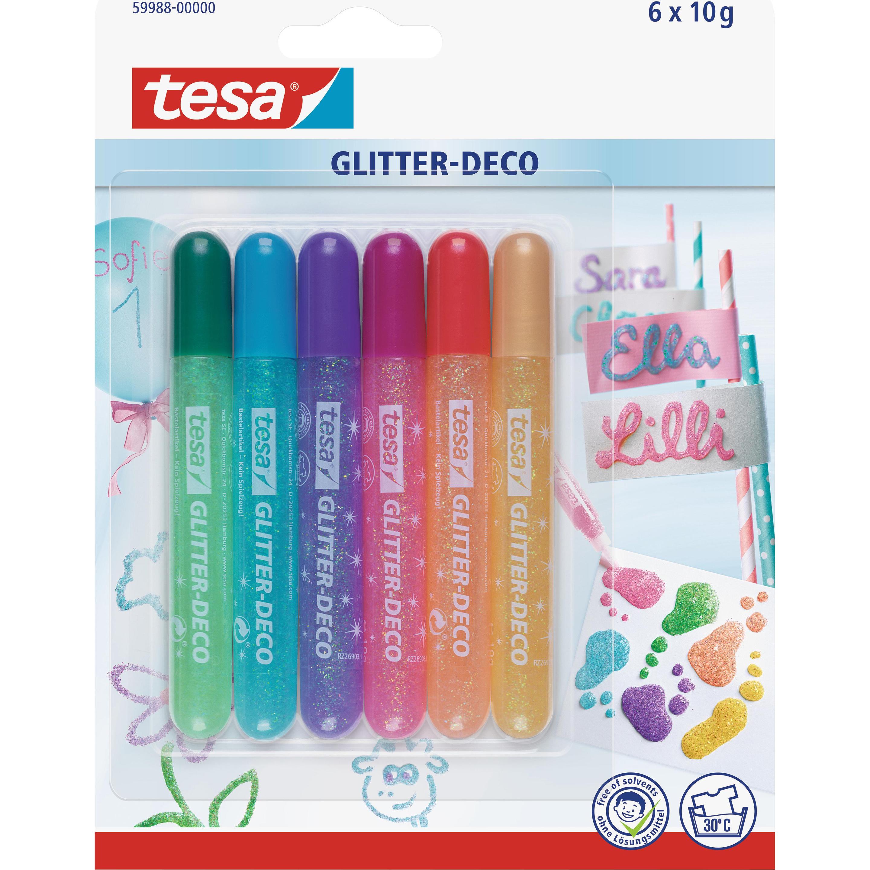 tesa Deko Glitzerstifte (10 g) (59988-00000-02)