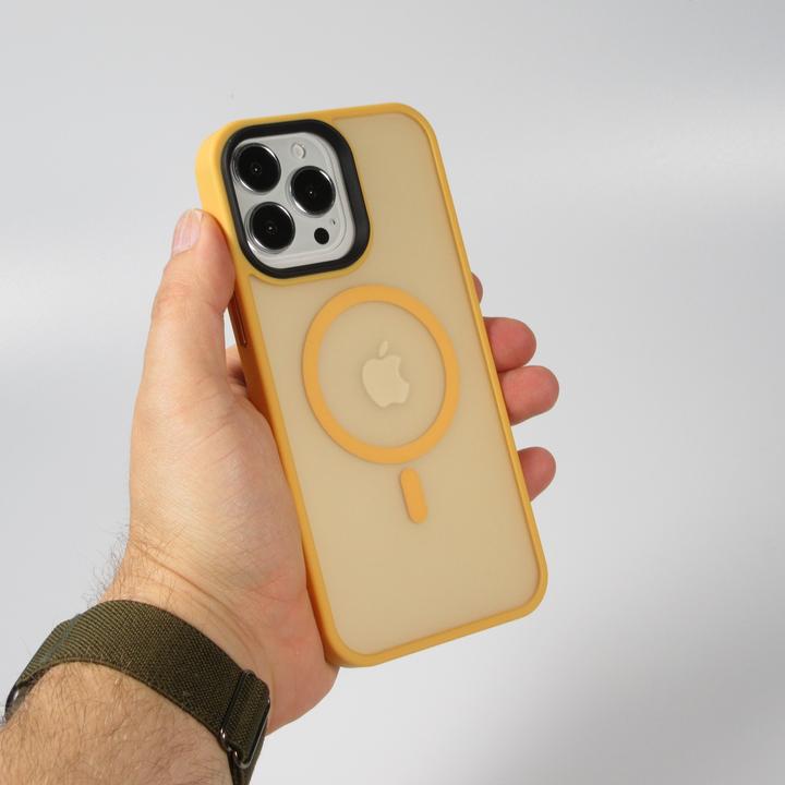 Image du produit PhoneLook Coque Jelly cover glass semi-transparente MagSafe (Apple iPhone 14 Pro)