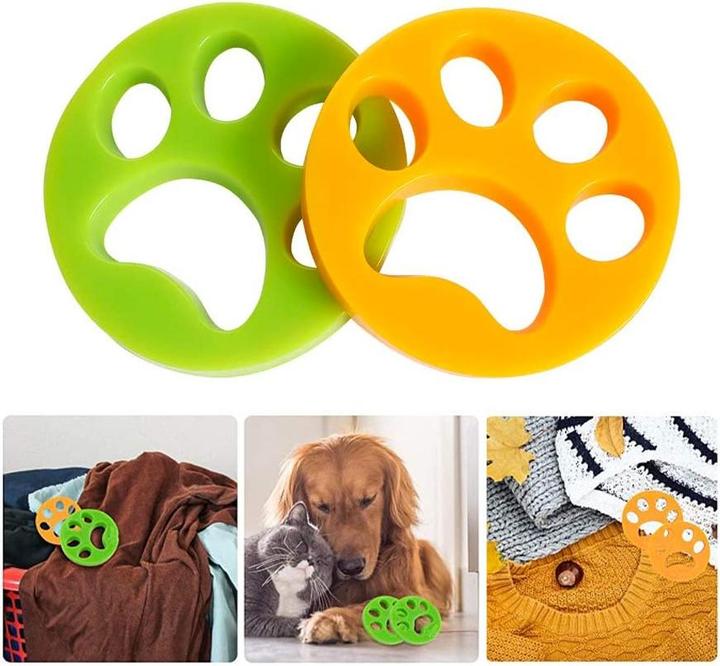 Esmée Wiederverwendbare Fusselpfote, 2er Set, Tierhaarentferner für Waschmaschine