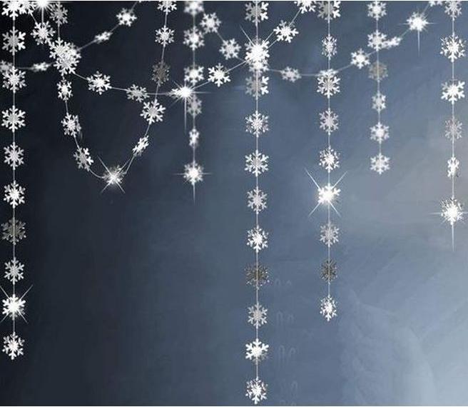 MU Style Guirlande de flocons de neige Coco Series