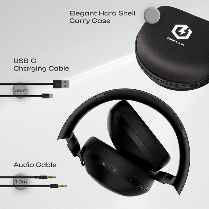 Image du produit PowerLocus Orion Over Ear Bluetooth-Kopfhörer (70 h)