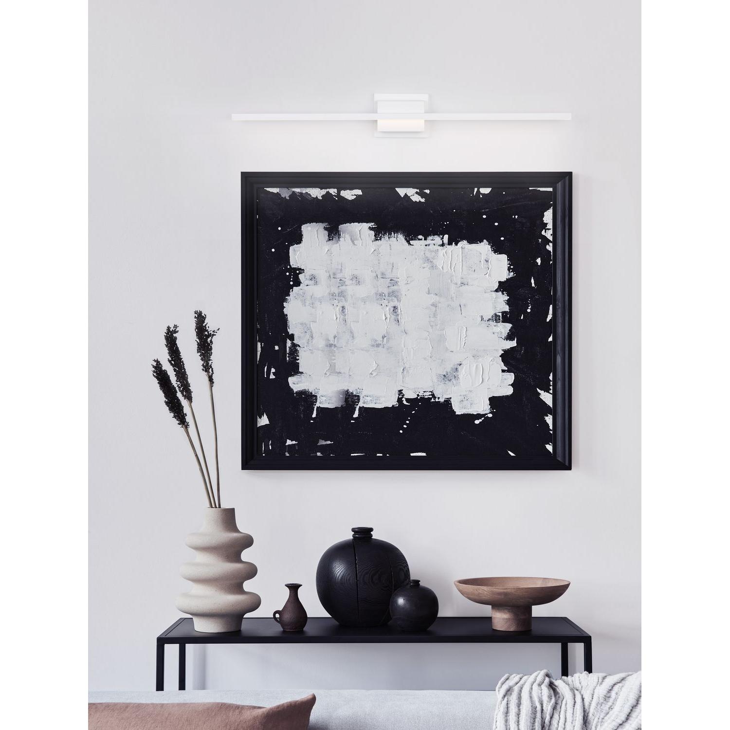 Nova Luce, Wandleuchte + Deckenleuchte, AZURE LED Wandleuchte Weiss 21W Warmweiss 90,5x6,9x11,8cm 9267022