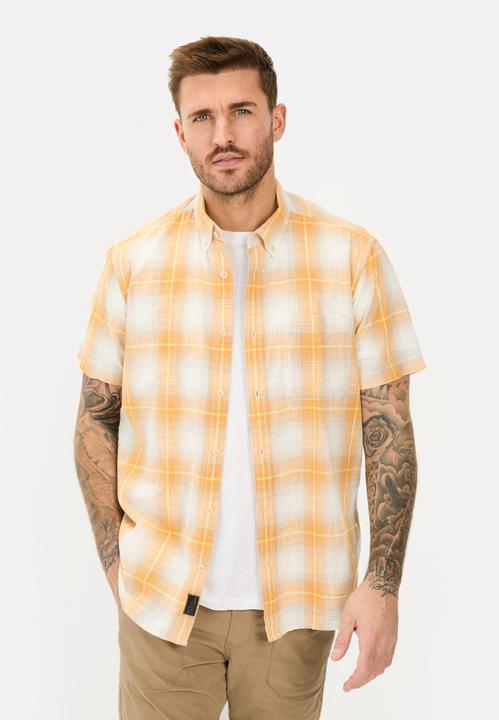 Image du produit Camel Active Kariertes Kurzarmhemd aus reiner Baumwolle (3XL)