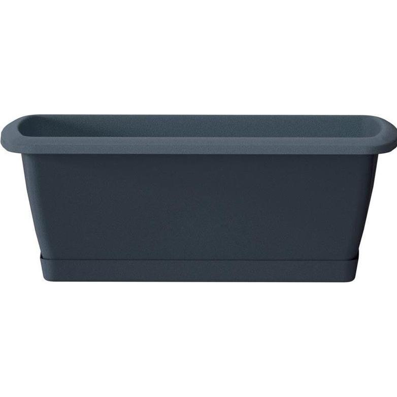 Prosperplast, Vaso da fiori, Respana, plastic, 19 cm x 59 cm, grey (59 cm)