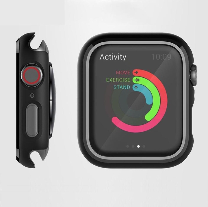 Actual product image Screenguard Apple Watch 44mm Hardcase Frame Protector Protective Cover