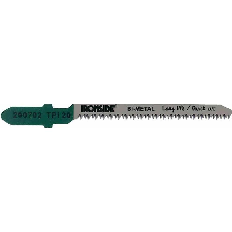 Ironside, Sägeblatt, HCS-Stichsägeblätter für Holz, 5 Stück