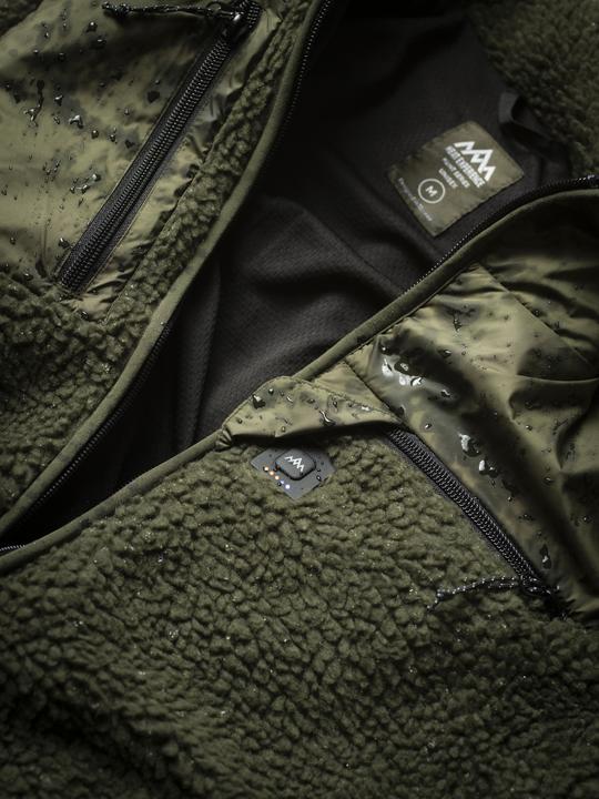 Actual product image Heat Experience HeatX Heated Pile Fleece Unisex S Olive Green (S)