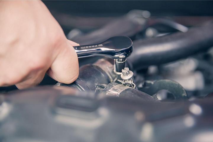 Actual product image Facom Reversible fine-tooth ratchet, 1/4 inch, type: 1/4 (1/4")