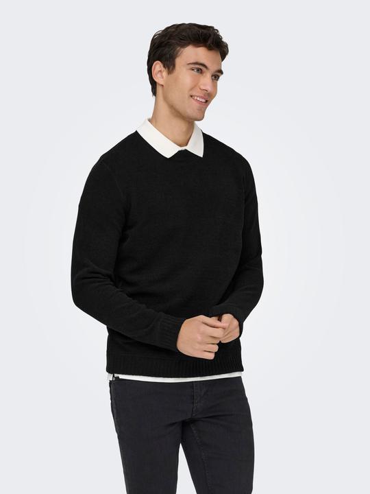 Actual product image Only & Sons Onsethan Life Reg 7 Crew Knit (XS)