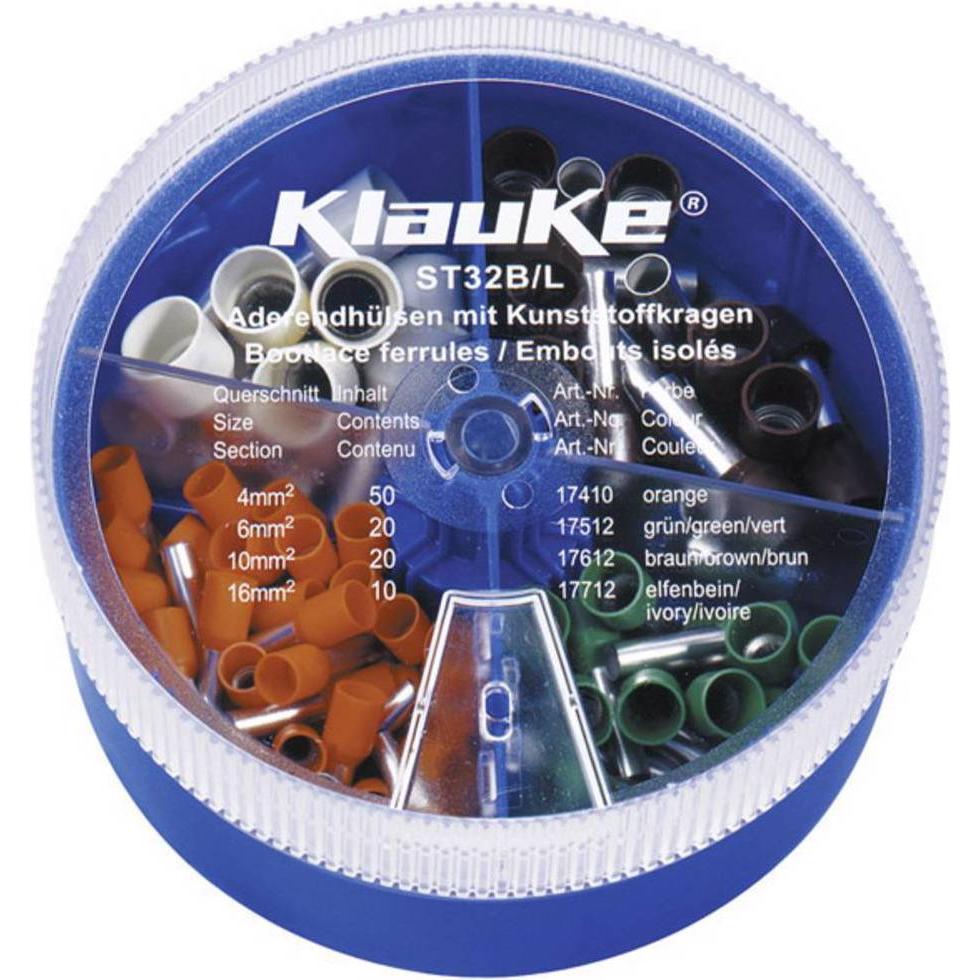 Klauke, Kabelverbindung, Aderendhülsen Sortiment