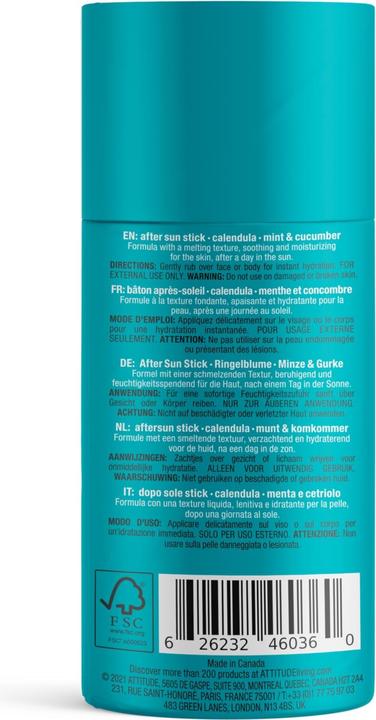 Immagine prodotto Attitude After Sun (Gel doposole)