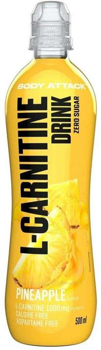 Powerfood One Body Attack L-Carnitine Drink Pineapple, 18 x 500 ml