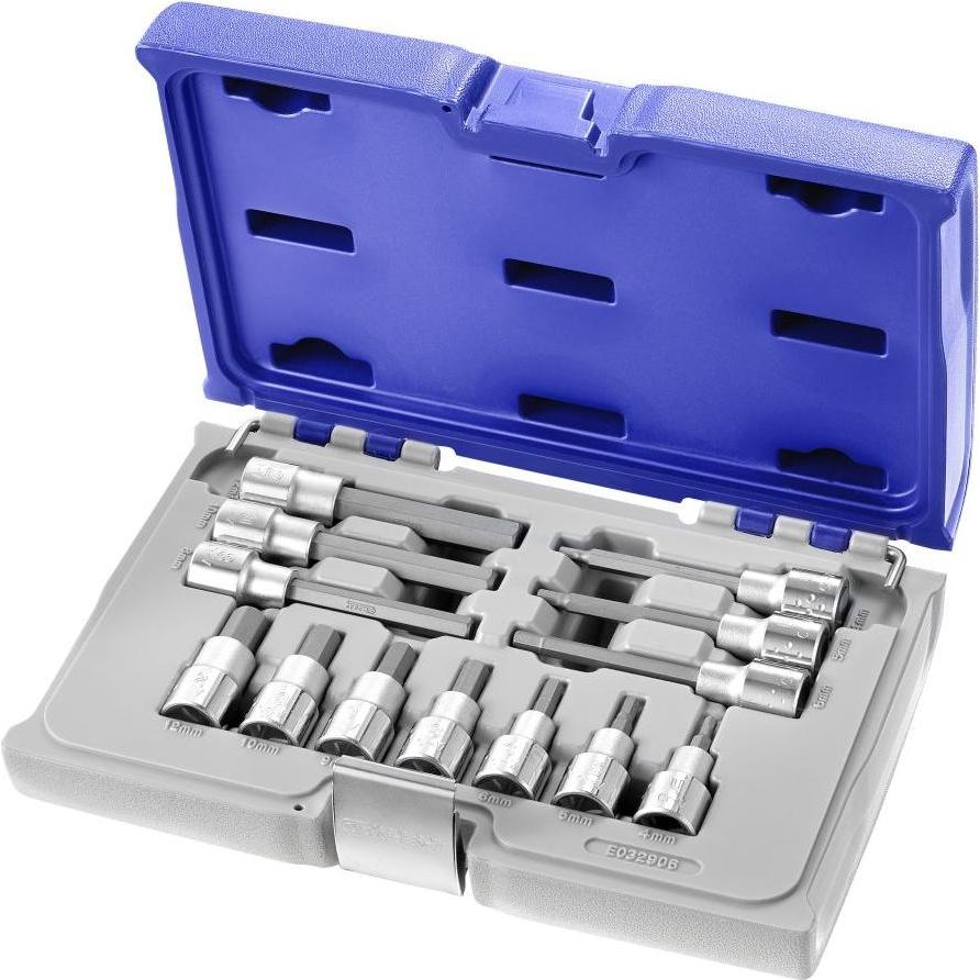 Expert, Chiave a bussola + esagonale, COMPO DOUILLES 3/8" - 13 PEZZI - TNV ESAGONALE.