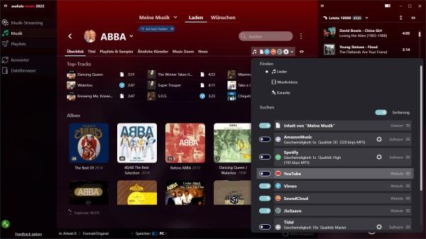 Produktbild Avanquest Audials Music 2022 (Code in a Box) (1 User, 1 Monat)