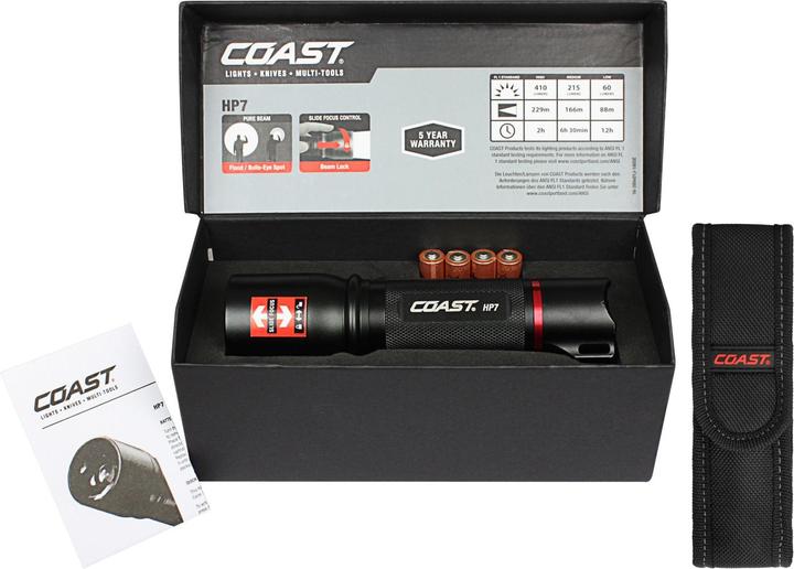 Produktbild Coast HP7 Taschenlampe 650 Lumen - in Geschenkbox (14.30 cm, 650 lm)