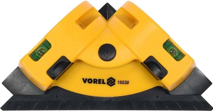Actual product image Vorel Angular tile laser 90° with 2 suction cups and spirit level