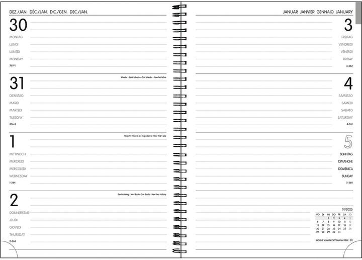 Image du produit Simplex Agenda Harmony 2025 40608.25 1W/2S Monstera ML 15.5x21cm (14.8 x 21 cm)
