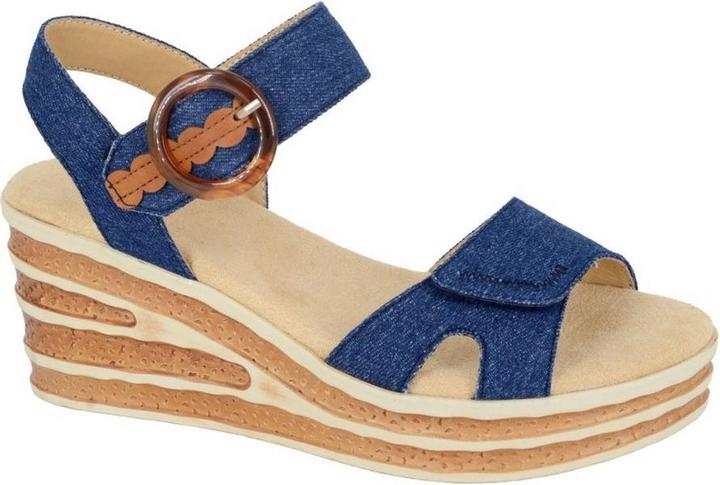 Actual product image Cipriata Womens/Ladies Danta Leopard Print Sandals (38)