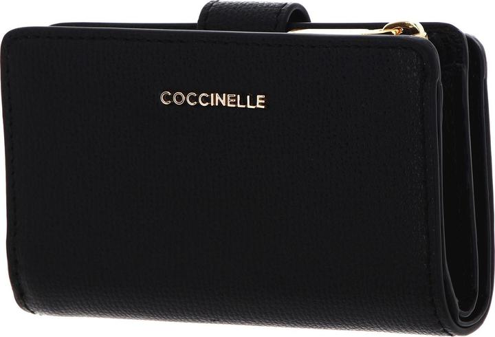 Actual product image Coccinelle Metallic Textured Leather Wallet