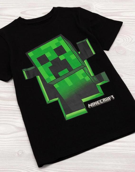 Immagine prodotto Minecraft Maglietta Creeper Inside per bambini/ragazzi (158, 164)