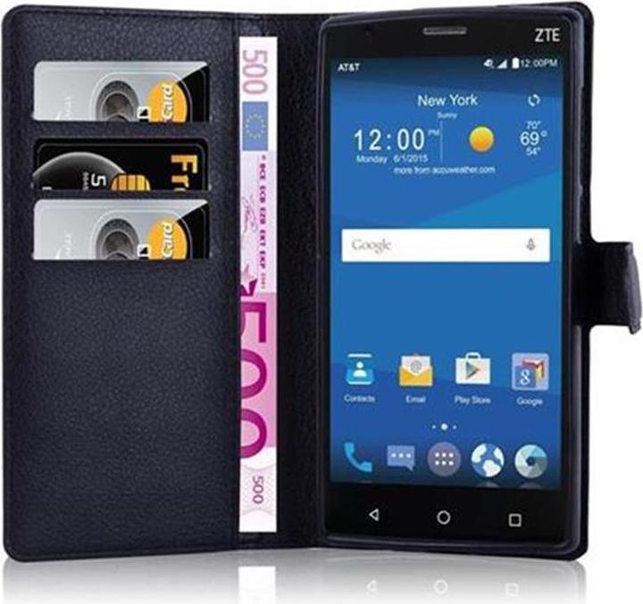 Actual product image Cadorabo Book with stand function cover (ZTE Zmax 2)