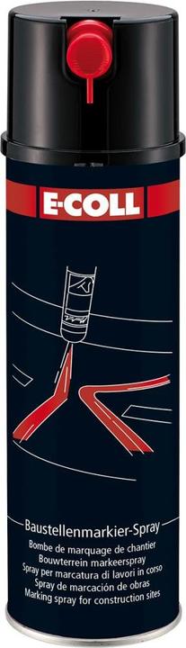 E-coll Construction site marking spray 500ml black