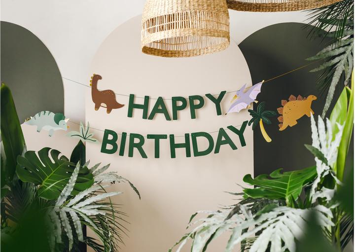 Produktbild Partydeco Happy Birthday Dino (1 Stück)